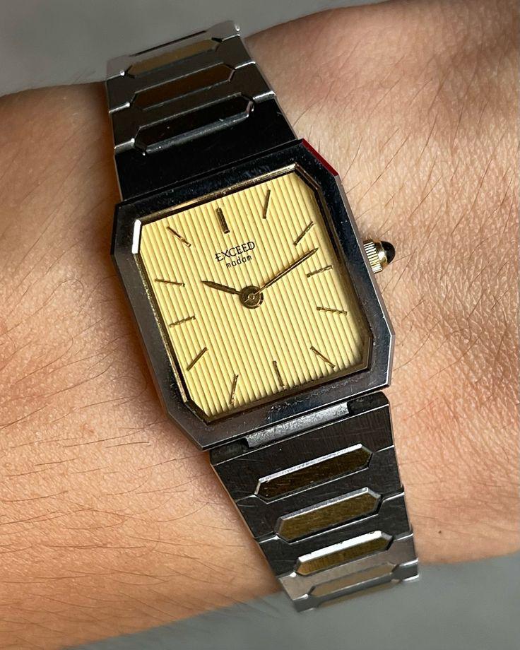 Exceed Addaz -Tone Retro Stainless Steel Watch