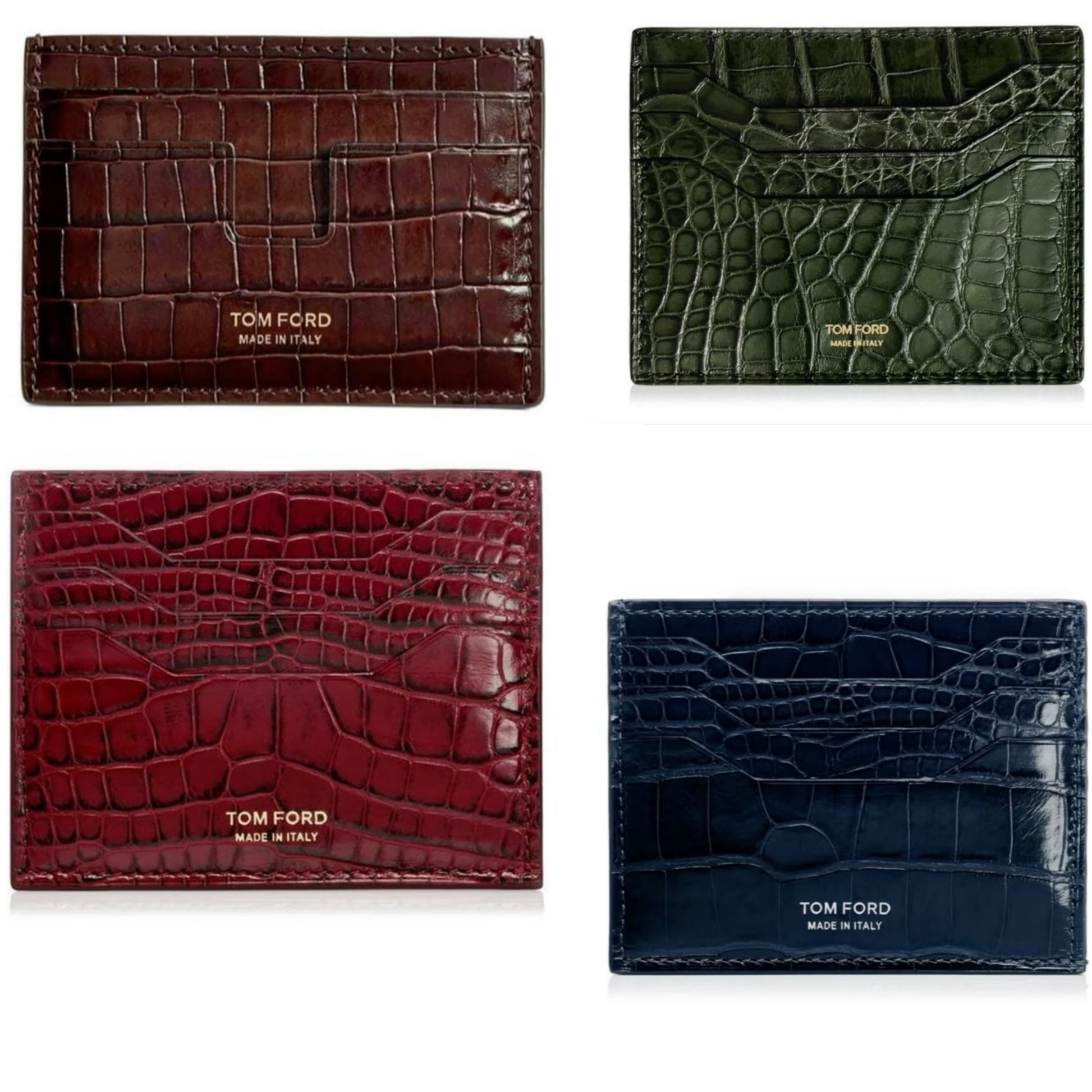 Men’s Leather Bifold Wallet – Tom Ford